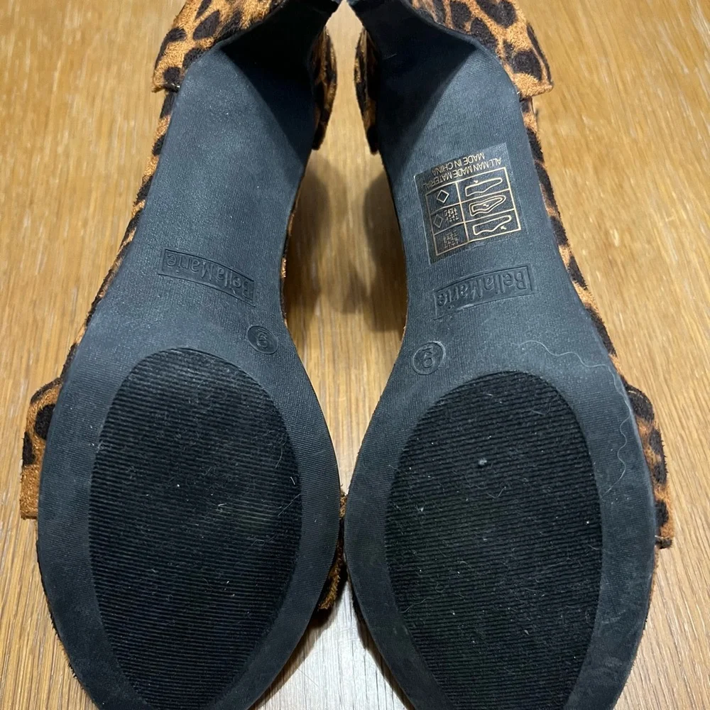 Bella Marie Leopard Print Women's Sandals - Picture 5 of 5